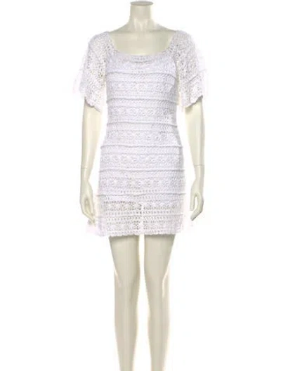 Pre-owned Anna Kosturova Striped Mini Dress In Multi