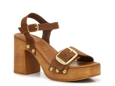 Anna Luisa Portofino Platform Sandal In Brown