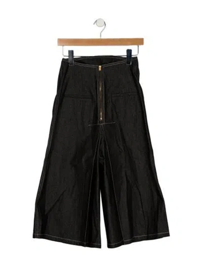 Pre-owned Anna Mason High-rise Wide Leg Jeans W/ Tags In Black