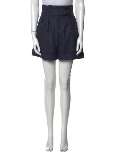 Pre-owned Anna Mason Mini Shorts In Blue