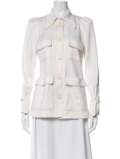 Pre-owned Anna Mason Utility Jacket In Neutral