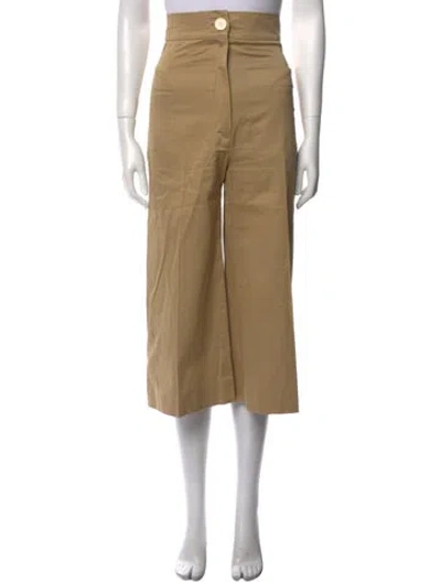 Pre-owned Anna Mason Wide Leg Pants In Neutral