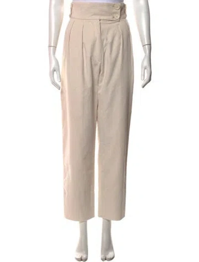 Pre-owned Anna Mason Wide Leg Pants In Neutrals