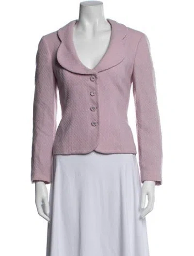 Pre-owned Anna Molinari Blumarine Vintage 1990's Blazer In Purple