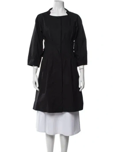 Pre-owned Anna Molinari Coat In Black