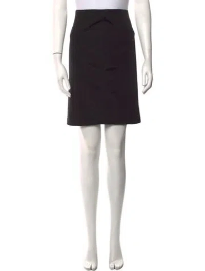Pre-owned Anna Molinari Knee-length Skirt In Black