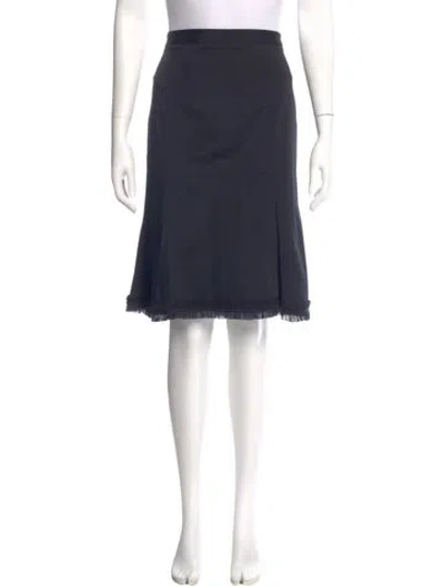 Pre-owned Anna Molinari Knee-length Skirt In Blue