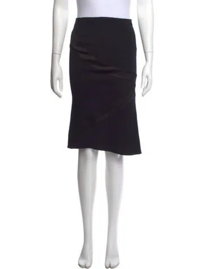 Pre-owned Anna Molinari Midi Length Skirt In Blue