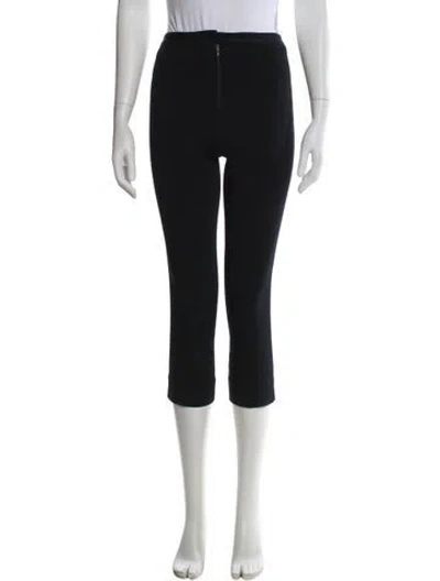 Pre-owned Anna Molinari Straight Leg Pants In Blue
