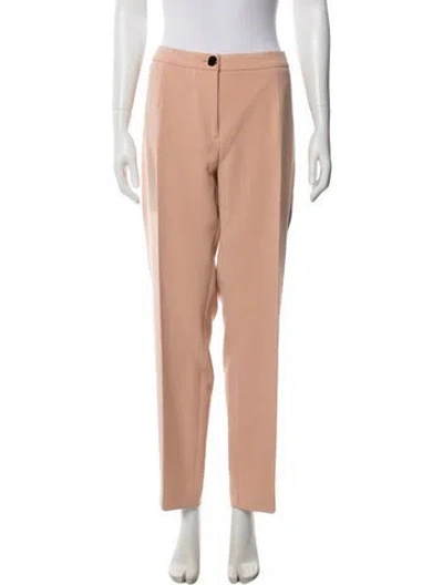 Pre-owned Anna Molinari Straight Leg Pants W/ Tags In Pink