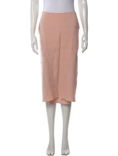 Pre-owned Anna Molinari Vintage Knee-length Skirt In Pink