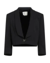 Anna Molinari Woman Blazer Black Size 12 Polyester, Elastane In Black