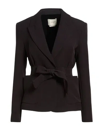 Anna Molinari Woman Blazer Black Size 2 Polyester, Elastane