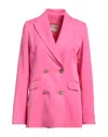 Anna Molinari Suit Jackets In Pink
