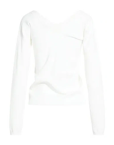 Anna Molinari Woman Cardigan Ivory Size 4 Viscose, Polyester In White