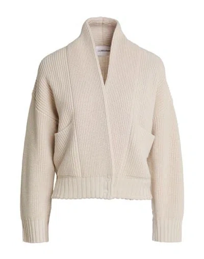 Anna Molinari Woman Cardigan Off White Size 8 Wool In Neutral