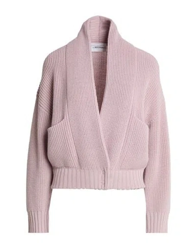 Anna Molinari Woman Cardigan Pink Size 8 Wool