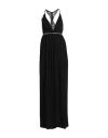 Anna Molinari Woman Maxi Dress Black Size 6 Polyester, Polyamide, Elastane