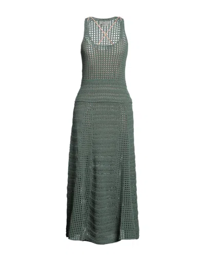 Anna Molinari Long Dresses In Green