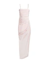 Anna Molinari Woman Maxi Dress Light Pink Size 6 Polyester In Pink