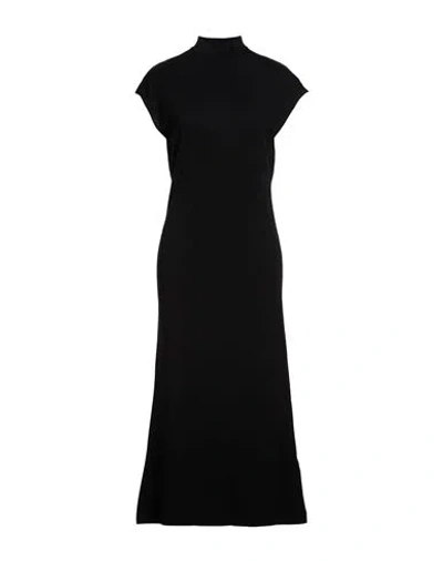 Anna Molinari Woman Midi Dress Black Size 8 Merino Wool