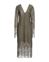 Anna Molinari Midi Dresses In Green