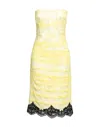 Anna Molinari Midi Dresses In Yellow