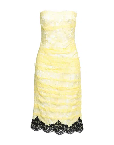 Anna Molinari Midi Dresses In Yellow