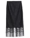 Anna Molinari Midi Skirts In Black