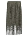 Anna Molinari Midi Skirts In Green