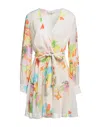 Anna Molinari Short Dresses In Beige