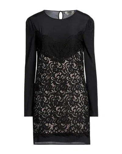 Anna Molinari Woman Mini Dress Black Size 4 Modacrylic, Polyester, Viscose, Cotton