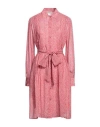 Anna Molinari Woman Short Dress Magenta Size 2 Viscose In Magenta
