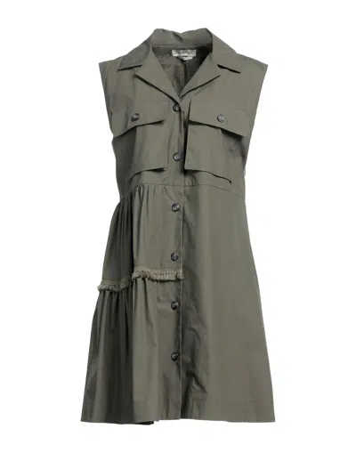 Anna Molinari Short Dresses In Green