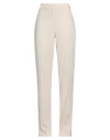 Anna Molinari Woman Pants Beige Size 4 Polyester, Elastane