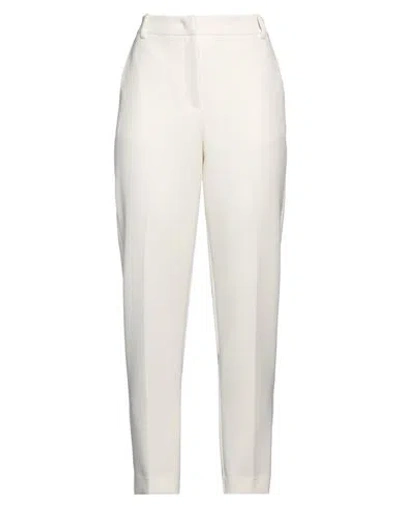 Anna Molinari Woman Pants Ivory Size 8 Polyester, Elastane