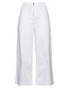 Anna Molinari Woman Pants White Size 6 Cotton, Polyamide In White