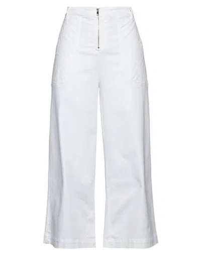 Anna Molinari Woman Pants White Size 6 Cotton, Polyamide