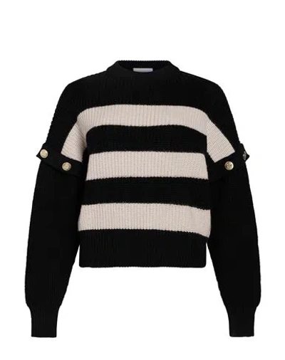 Anna Molinari Woman Sweater Black Size 10 Merino Wool