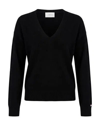 Anna Molinari Woman Sweater Black Size 6 Wool, Cashmere
