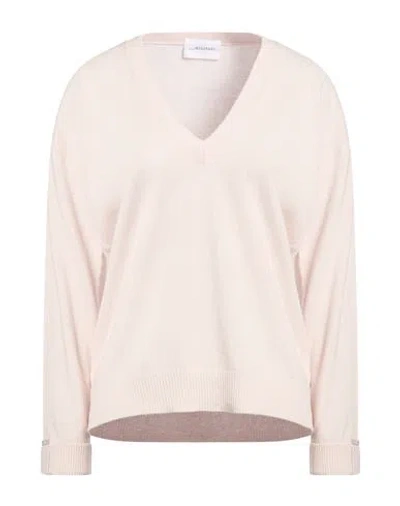 Anna Molinari Woman Sweater Blush Size 6 Wool, Cashmere In Neutral