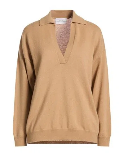 Anna Molinari Woman Sweater Camel Size 6 Wool, Cashmere In Brown