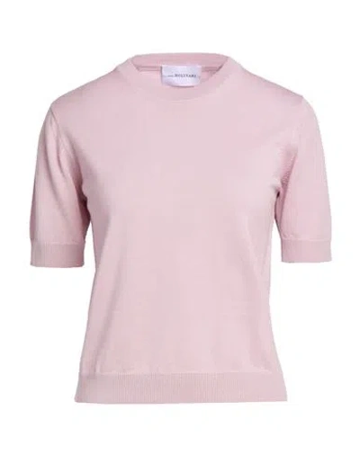Anna Molinari Woman Sweater Lilac Size 6 Merino Wool In Pink