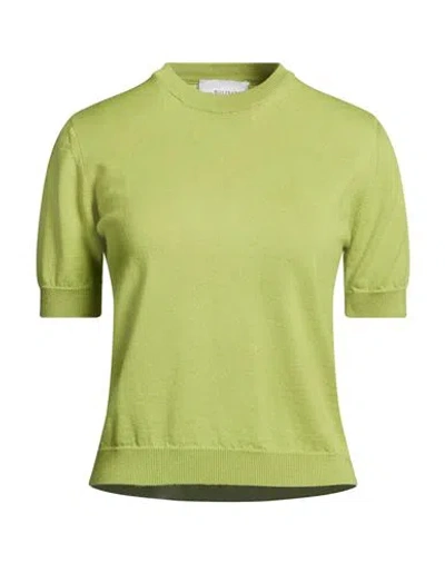 Anna Molinari Woman Sweater Lime Green Size 8 Merino Wool