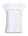 Anna Molinari T-shirts In White