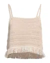 Anna Molinari Tops In Beige