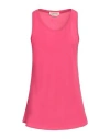 Shop Anna Molinari Woman Top Magenta Size 4 Acetate, Silk