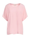 Anna Molinari Woman Top Pink Size 4 Acetate, Silk