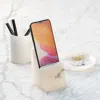 Anna New York Alabaster Tech Stand In Alabaster