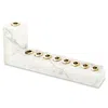 Anna New York Brillante Marble Menorah In White